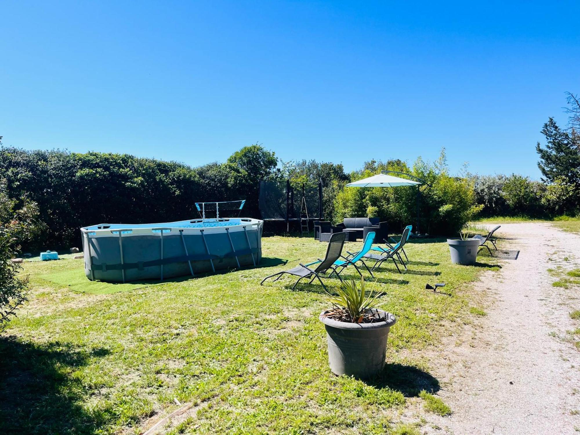 Villa Location T3 Jardin Avec Piscine Mèze Esterno foto