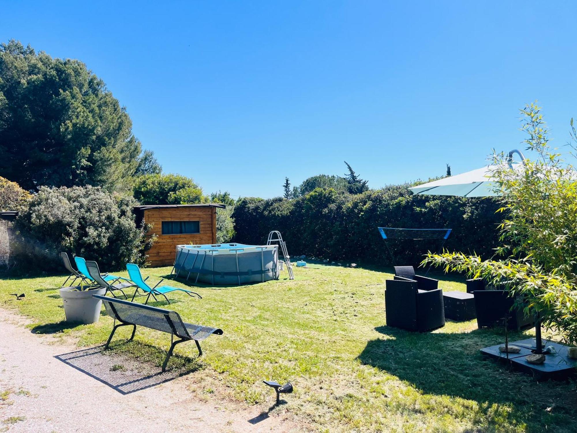 Villa Location T3 Jardin Avec Piscine Mèze Esterno foto
